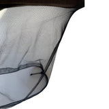 NNEDSZ Deluxe MOSQUITO HAT NET Head Protector Bee Bug Mesh Mozzie Insect Fishing Fly - Black