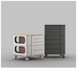 NNEDSZ UFOU Fitin Helix Modular Storage Cabinet Unit (5 Revolving Doors)