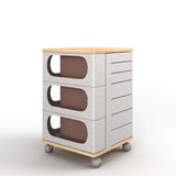 NNEDSZ UFOU Fitin Helix Modular Storage Cabinet Unit (7 Revolving Doors)