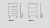 NNEDSZ UFOU Fitin Helix Modular Storage Cabinet Unit (7 Revolving Doors)