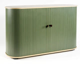 NNEDSZ UFOU Fitin Rollin Mobile Roller Shutter Cabinet - Storage with Adjustable Shelves & Wheels