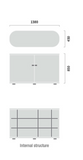 NNEDSZ UFOU Fitin Rollin Mobile Roller Shutter Cabinet - Storage with Adjustable Shelves & Wheels