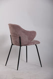 NNEDSZ Set of 2 Dining Chairs with Corduroy Cord Fabric in Pink