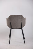NNEDSZ Set of 2 Dining Chairs with Corduroy Cord Fabric in Grey