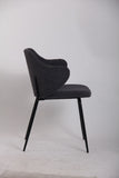 NNEDSZ Set of 2 Dining Chairs in Graphite