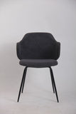 NNEDSZ Set of 2 Dining Chairs in Graphite