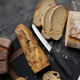 NNEDSZ 6x Victorinox Standard Wavy Edge Steak and Tomato Knife - Black