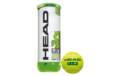 NNEDSZ Head Tip 3 Green Pressureless Tennis Balls - Age (9 Years - 10 Years)