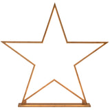 NNEDSZ 2x Large Bamboo Star w/ LED Strip Table Lamp Light Modern Minimalist Decor - Natural
