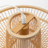 NNEDSZ Aurora Natural Hand-Woven Bamboo 3-Layer Pendant Lamp Light