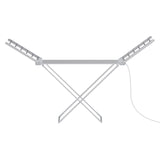 NNEDSZ Electric Airer Heated Foldable Clothes Dryer Drying Indoor Folding Rack