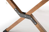 NNEDSZ 93cm Foldable Bamboo Outdoor Camping Table Waterproof Wood Wooden Travel - Large