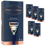 NNEDSZ Gillette Razor for Neck & Cheeks - 6 Packs
