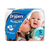 NNEDSZ 1pk 82 Drypers Baby Wee Wee Dry Nappies Nappy Diapers - Small 3-7Kg Diapers