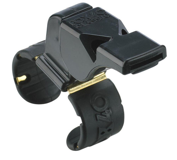 NNEDSZ Fox 40 Classic Fingergrip Whistle Sports Referee Safety Football Soccer - Black