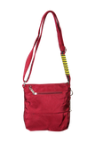 NNEDSZ FIB Mens Crossbody Bag Shoulder Strap Satchel Travel Wallet - Burgundy