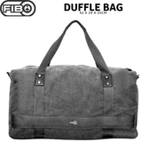 NNEDSZ FIB 52cm Canvas Travel Duffle Bag Casual Duffel - Black