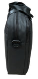 NNEDSZ 15" Futura Laptop Computer Bag Travel Work Messenger Bag w/USB Port - Black