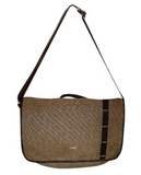 NNEDSZ FIB Canvas Messenger Bag Laptop Tablet Uni Shoulder Travel - Khaki