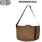 NNEDSZ FIB Canvas Messenger Bag Laptop Tablet Uni Shoulder Travel - Khaki