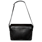 NNEDSZ Futura Mens Laptop Messenger Sling Bag School Work Shoulder Strap - Black