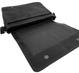 NNEDSZ Futura Mens Laptop Messenger Sling Bag School Work Shoulder Strap - Black