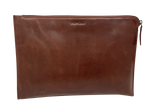 NNEDSZ Futura Mens Document Satchel Office Travel College Bag - Brown