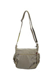 NNEDSZ FIB Mens Flapover Shoulder Bag Cross Body Travel Satchel Shoulder Strap - Sand