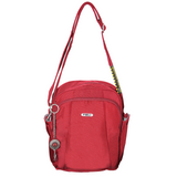 NNEDSZ FIB Mens Tablet Crossover Bag Shoulder Strap Crossbody Satchel Travel - Burgundy