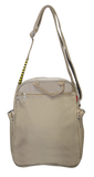 NNEDSZ FIB Mens Tablet Crossover Travel Wallet Crossbody Shoulder Bag - Sand