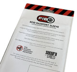 NNEDSZ 3x RFID Blocking Sleeve Secure Passport ID Protector Anti Thief Scan - White