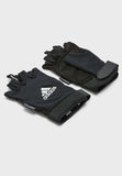 NNEDSZ Adidas Adjustable Essential Gloves Weight Lifting Gym Workout Training - Black - Small