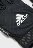NNEDSZ Adidas Adjustable Essential Gloves Weight Lifting Gym Workout Training - Black - Small