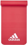 NNEDSZ Adidas Fitness Mat 7mm Exercise Training Floor Gym Yoga Judo Pilates  - Red