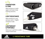 NNEDSZ Adidas Resistance Tube Yoga Pilates Gym Exercise Home Fitness Workout L1