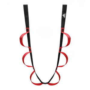 NNEDSZ Adidas Stretch Assist Band Looped Warm Up Warmup Pre-Workout - Red/Black