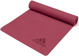 NNEDSZ Adidas Premium Yoga Mat 5mm Exercise Training Floor Gym Fitness Pilates - Mystery Ruby