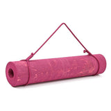 NNEDSZ Adidas Premium 5mm Camo Sports Home/Gym Fitness Exercise Yoga Mat Power Berry