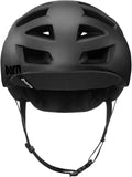 NNEDSZ Bern Mens Allston Cycling Bike Helmet w/ Flip Visor - Matte Black - L/XL