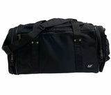 NNEDSZ 44L Travel Foldable Duffel Bag Gym Sports Luggage Travel Foldaway D-Zip Top School Bags - Black