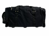 NNEDSZ 44L Travel Foldable Duffel Bag Gym Sports Luggage Travel Foldaway D-Zip Top School Bags - Black
