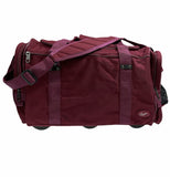 NNEDSZ 44L Travel Foldable Duffel Bag Gym Sports Luggage Travel Foldaway D-Zip Top School Bags - Maroon