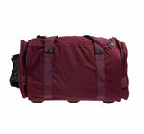 NNEDSZ 44L Travel Foldable Duffel Bag Gym Sports Luggage Travel Foldaway D-Zip Top School Bags - Maroon