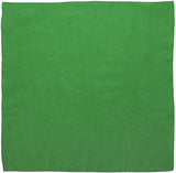 NNEDSZ Paisley 100% COTTON Head Wrap Durag Bandanna Summer Biker Scarf Mask - Green (Plain)