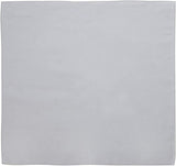 NNEDSZ Paisley 100% COTTON Head Wrap Durag Bandanna Summer Biker Scarf Mask - Grey (Plain)