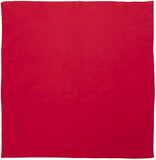 NNEDSZ Paisley 100% COTTON Head Wrap Durag Bandanna Summer Biker Scarf Mask - Red (Plain)