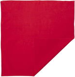 NNEDSZ Paisley 100% COTTON Head Wrap Durag Bandanna Summer Biker Scarf Mask - Red (Plain)