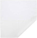 NNEDSZ Paisley 100% COTTON Head Wrap Durag Bandanna Summer Biker Scarf Mask - White (Plain)