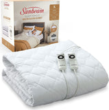NNEDSZ Sunbeam Sleep Perfect Soft Heated Washable Quilted Electric Blanket - King