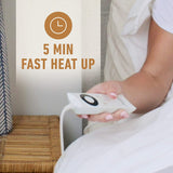 NNEDSZ Sunbeam Sleep Perfect Soft Heated Washable Quilted Electric Blanket - King